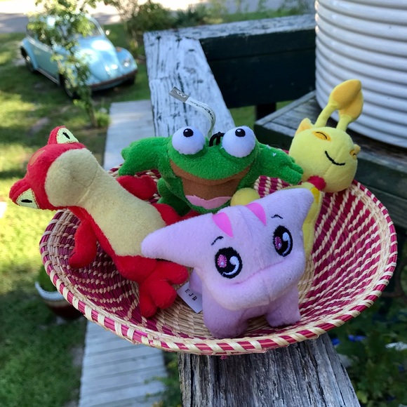 neopets Toys 4 Neopets Plush Mcdonalds Happy Meal Toys As Shown